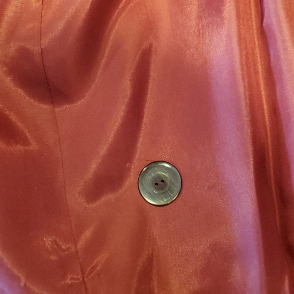 Vintage plaid wood coat (70's) - Picture 10 of 10